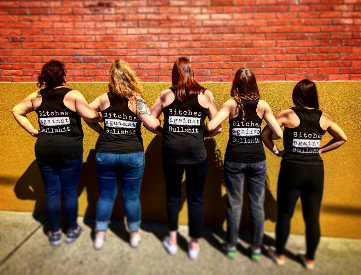 Bitches Against Bullshit Malicious Women's Racerback Tank - Malicious Women Co. - Apparel